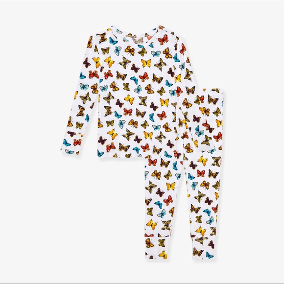 Posh peanut modal butterfly print pajamas - Picture 1 of 1